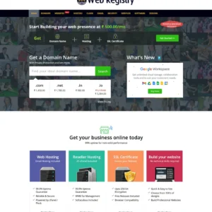 Web Registry - Hosting